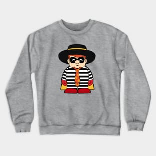 Funny Fat Hamburglar Crewneck Sweatshirt